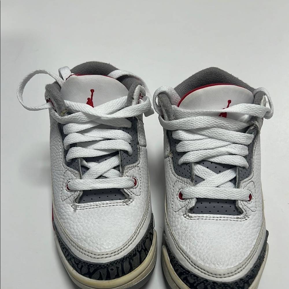 Kids White and Gray Sneakers